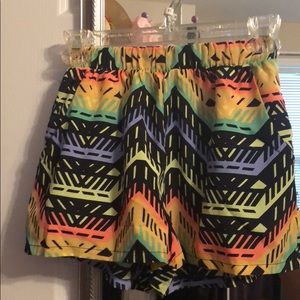 Aztec print shorts